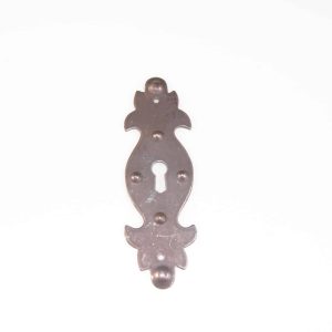Schild, hoch, Kommoden Beschläge, Eisen, 11.5 cm, 3.5 cm