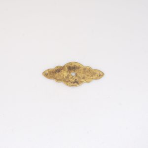 Griffplatte, quer, patiniert, Kommoden Beschläge, Messing, 4 cm, 9 cm