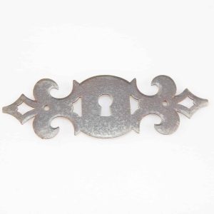 Schild, quer, Kommoden Beschläge, Eisen, 4.5 cm, 13 cm